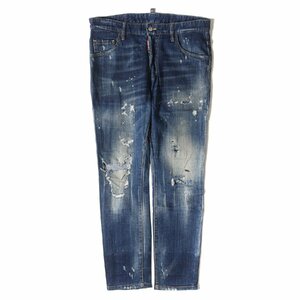 DSQUARED2 ディースクエアード パンツ サイズ:48 ヴィンテージ加工 ストレッチ スケーター デニム パンツ Skater Jean テーパード