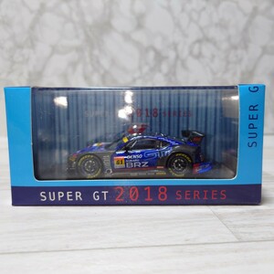 1/43スケール EBBRO SUBARU BRZ スーパーGT2018シリーズ ミニカー