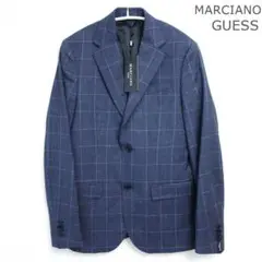新品 MARCIANO GUESS ストレッチ テーラードジャケット 紺色 46