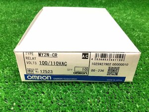 長期保管品 OMRON オムロン ミニパワーリレー 10個入 MY2N-CR AC100/110 【2】