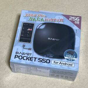 【新品/未開封※箱の変色あり】SUNEAST POCKET SSD for Android 256GB★複数個あり★　05182