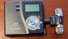 シャープMD RECORDER MD-DR77-B　ジャンク