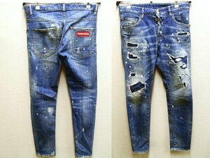 ◇即決[46]DSQUARED2 19AW SKATER JEAN S74LB0603 スケーター ジーン スリム デニム パンツ■4032