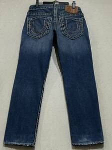 ※TRUE RELIGION トゥルーレリジョン GENO SUPERT デニムパンツインディゴ米国製 29 　　　　　　　 BJBD.B