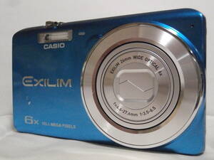 デジカメ CASIO EXILIM EX-ZS25 ブルー (16.1メガ) 601A BT