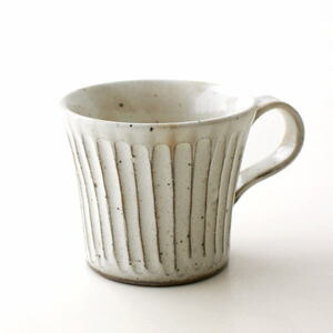 マグカップ おしゃれ 陶器 美濃焼 コーヒーカップ 湯のみ マグカップ 粉引きマグ