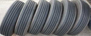 新車外し 6本価格★パT8682■215/70R17.5 123/121J BRIDGESTONE エコピア RIB R173 2023年製 夏タイヤ★条件付送料無料★地山 トラック