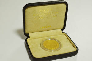 【記念金貨】天皇陛下御在位60年記念貨幣　62年銘　プルーフ金貨　ケースセット　純金