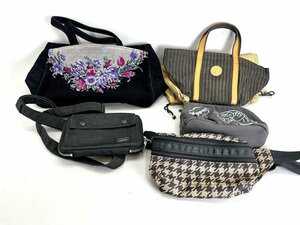 ジャンク FENDI フェンディ ペカン ポーター コムサ レスポート等 バッグ ポーチ まとめ 難あり品含む[03-3656