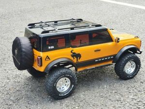 H-TECH　製　T4ブロンコ　RC 1/10 Traxxas TRX4 21Bronco　アルミメタルルーシルバー　Aluminum Metal Roof Rack