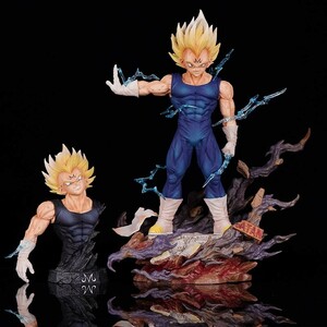 ■ ドラゴンボール ☆【ベジータ】■ 約33cm 1.6kg 海外限定 漫画風 PVC 箱なし