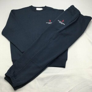 【北海道・沖縄以外送料無料】【新品】US.POLO.ASSN メンズトレーナースーツ（裏起毛 身幅ゆったり）　　S 　ネイビー★33311