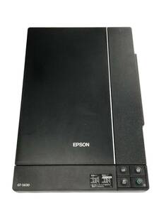 ジャンク品 EPSON エプソン スキャナー GT-S630 ブラック A4 フラットベッドスキャナー 通電不可 現状品 AC USB 付属 2010年製