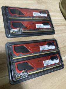 Team DDR4 3200Mhz PC4-25600 16GBx4枚（32GBkit） デスクトップ用メモリ Elite Plus