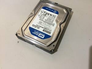 中古品 WESTERN DIGITAL WD Caviar Blue WD5000AAKS 500GB S-ATA接続 現状品