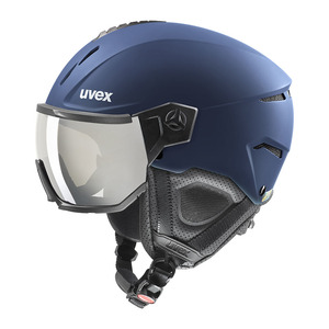 24UVEX instinct visor ネイビー　59-61ｃｍ　レンズカラー：ライトミラーシルバー（S2）眼鏡使用可能 定価￥49500　 現品換金価格