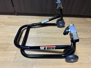 ジェイトリップ(J-TRIP) ショートローラースタンド　ブラック JT-125BK メンテナンススタンド　ASTRO PRODUCTS V型アダプター