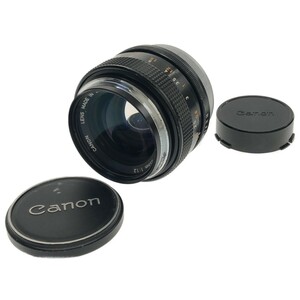 【完動品】Canon LENS FD 55mm F1.2 キャノン 大口径レンズ 標準単焦点 MFレンズ MF一眼レフ用 オールドレンズ 〇マーク C3113