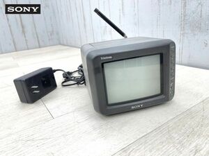 当時物 SONY トリニトロン 6型 カラーテレビ KV-6AD3 95年製 通電確認 ACアダプター ソニー ブラウン管 ポータブルテレビ 即日配送