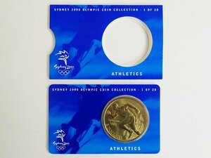 【2】　オーストラリア　シドニーオリンピック　陸上競技　2000年　5ドル　記念コイン