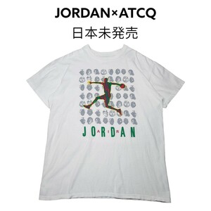 日本未発売　JORDAN×ATCQ 　ビッグプリントTシャツ　ジョーダン　古着