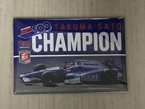 新品 ◆佐藤琢磨 26 インディー500 チャンピオンマグネット 2017◆インディ500 Indy500