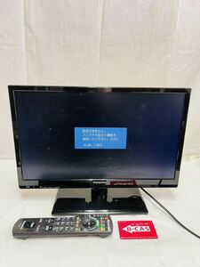 TV-003／Panasonic 液晶テレビ 19V型 B-CAS リモコン付属 2016年製 通電可 中古品★★