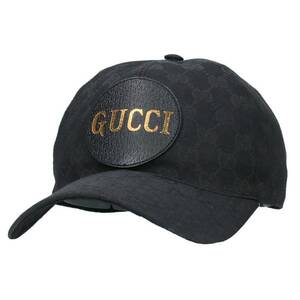 グッチ GUCCI 576253 サイズ:M GGキャンバスベースボールキャップ 中古 OM10