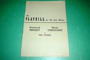 グレース・ケリー 舞台 「父」 パンフレット コート劇場 1949年