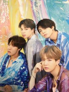 BTS 防弾少年団 公式 日本 2020 シーズングリーティング シーグリ付属 両面 ポスター 新品 ジョングク V JIMIN J-HOPE JIN SUGA RM 即決