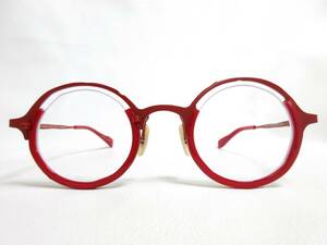 12925◆【SALE】MASAHIROMARUYAMA マルヤママサヒロ MM-0053 46□24 140 メガネ/眼鏡 MADE IN JAPAN 中古 USED