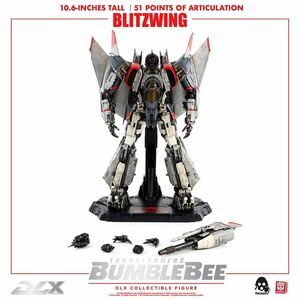 新品未開封 スリーゼロthreezero DLX トランスフォーマー ブリッツウイング Blitzwing blitzwing 可動フィギュアtransformers bumblebee