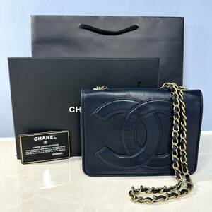 CHANEL　シャネル　ラムスキン　ココマーク　デカココ　ミニチェーンショルダーバッグ　ヴィンテージ