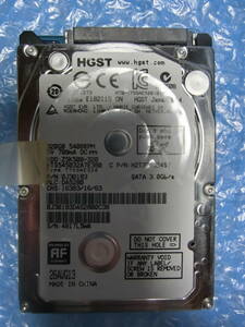【中古】 HGST HTS545032A7E380 320GB/8MB 4088時間使用 管理番号:C215