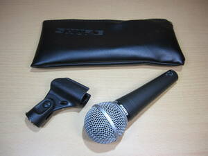 SHURE SM-48◆付属品あり 使用感僅か 動作確認済【送料520円】