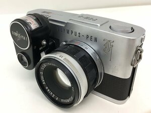 OLYMPUS PEN-F / Olympus F.Zuiko Auto-S 1:1.8 f=38ｍｍ 一眼レフカメラ ジャンク 中古【UW040618】