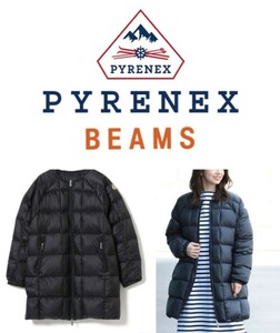 新品 ピレネックス PYRENEX × stylist村山佳世子 × Demi-Luxe BEAMS / 別注 ARTNEY タフタダウンコート