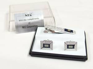 NEC ICチップ カフス タイピン セット　/　MA593