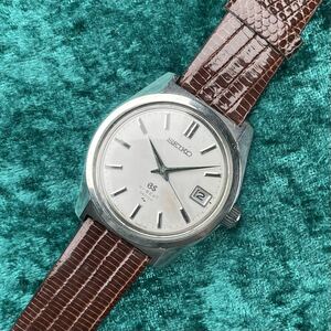 5ビンテージ 精工舎 セイコー GRAND SEIKO 4522-8000 25石 機械式手巻 風防新品交換済 グランドセイコー 45GS メダリオン 未研磨