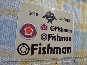 Fishman/フィッシュマン/２０1９/シート/ステッカー/シール　※ ヤフーショッピングストア/レア物商会・健美堂でも大量出品中！