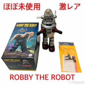 ほぼ未使用 大阪ブリキ玩具資料室 ゼンマイ ROBBY THE ROBOT 当時物 ブリキロボット 日本製　ロビー・ザ・ロボット