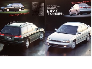 なつかしの名車　２代目「スバル　レガシィ　ＴＸタイプＳ　セダン＆ワゴン」◇カタログです