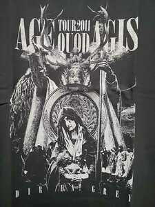 DIR EN GREY ツアー Tシャツ 黒×灰/検 sukekiyo 京 薫 Toshiya MADARANINGEN The Zemeckises DIRT グッズ タオル 物販 PHALARIS 19990120