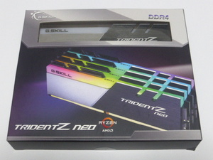 メモリ デスクトップパソコン用 G.SKILL TRIDENT Z NEO RGB DDR4-3600 PC4-28800 8GBx4枚 合計32GB F4-3600C18Q-32GTZN 起動確認済みです