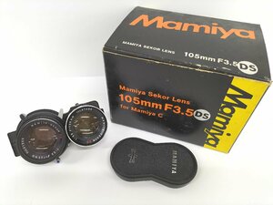●中古 MAMIYA マミヤ 2眼レンズ 105mm F/3.5 SEKOR DS