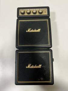 ☆ジャンク品☆　Marshall　GUITAR AMPLIFIER　MS-4　マーシャル　ギターアンプ　小型　ミニアンプ　音響　バンド　楽器　周辺機器