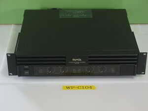 Panasonic RAMSA 100W×4(4Ω負荷)パワーアンプ WP-C104 (USED美品）