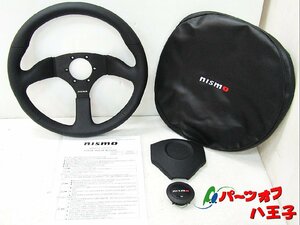 (73) 在庫即納 新品 ニスモ ★ スカイライン GT-R ステアリングホイール キット レザー ブラックステッチ 4840S-RS001 nismo 日産 ハンドル