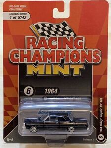 【新品：未開封】レーシングチャンピオン 1/64 1964年 シェビー インパラ SS 409 / Chevy Impala SS 409 [ブラック]