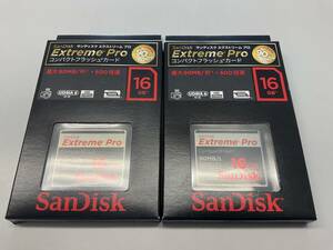 ★未開封★ SanDisk サンディスク　エクストリーム　プロ　コンパクトフラッシュカード　16GB 最大90MB/秒・600倍速　UDMA6